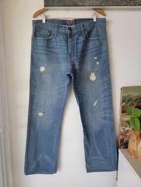 Levi's Red Vintage Authentic Men's Straight Red Tag Jeans Size W34 L30